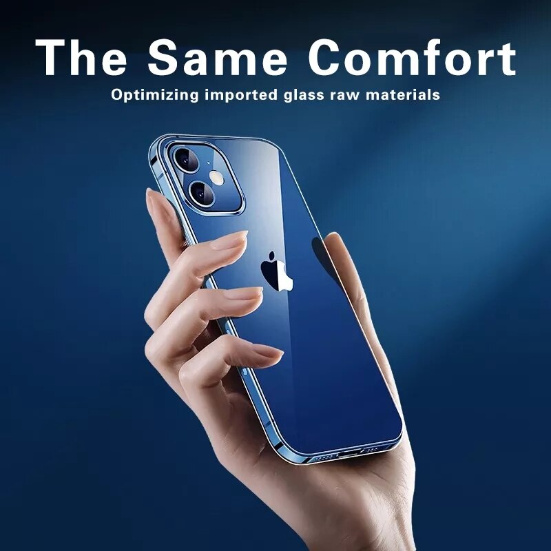 Ultra Thin Clear Case For iPhone 12 11 Pro Max XS Max XR X Soft TPU Silicone For iPhone 6 7 8 Plus 12 Pro Back Cover Phone Case