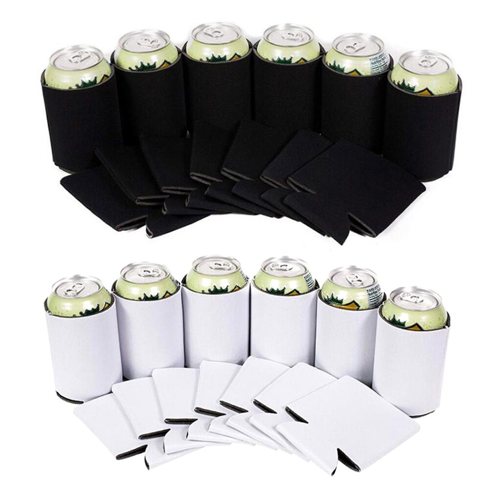 10 neopren øl dåse køler ærme kold drikke flaske holder isolator wrap cover