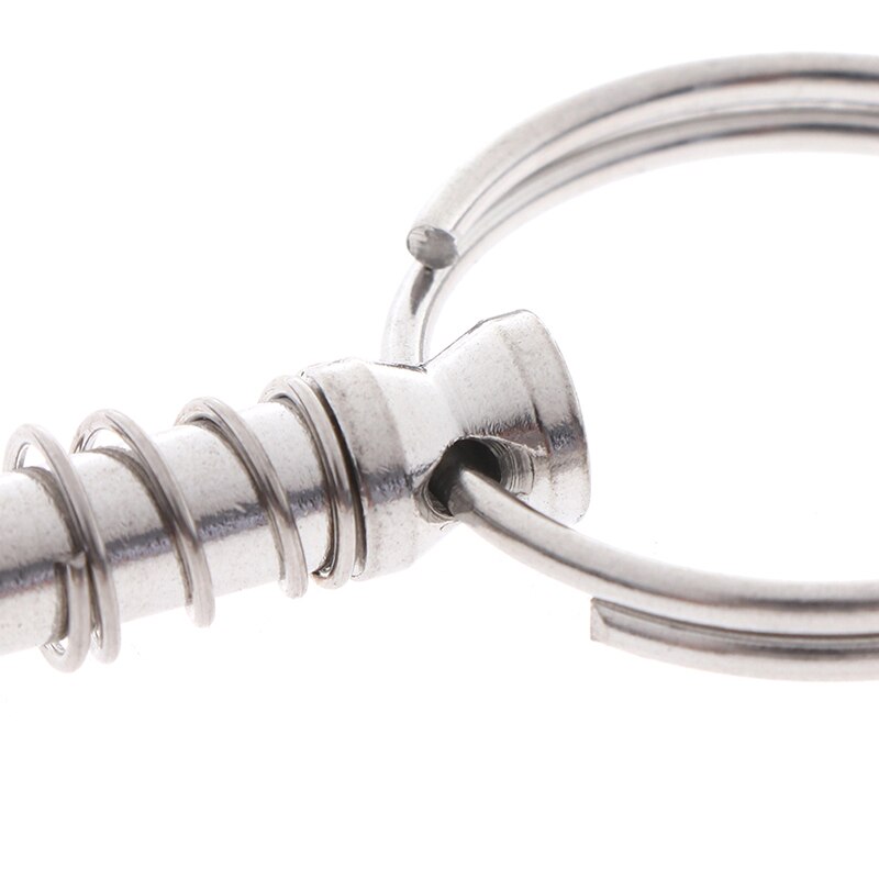 Ét stykke 6.3mm rustfrit stål quick release pin ring til båd øverste dæk hængsel marine