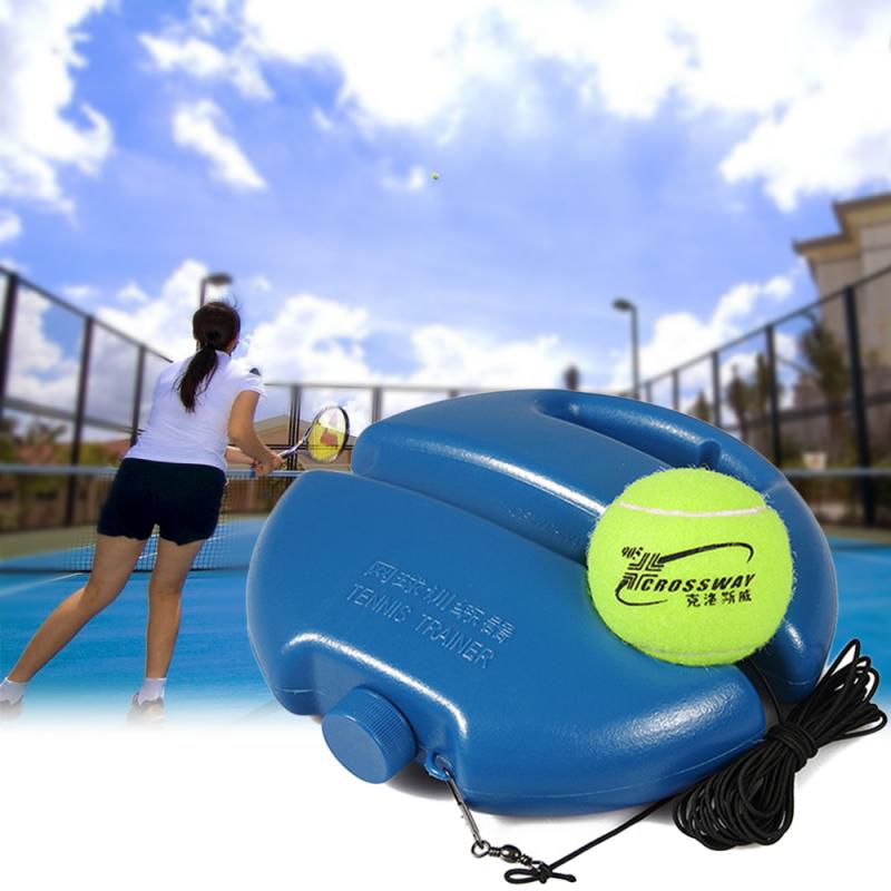 1 Set Durable Rutschfeste Kunststoff Tennis Baseboard Tennis Praxis Training Tool Rebound Ball Ausbildung Als Sie solltest Wie