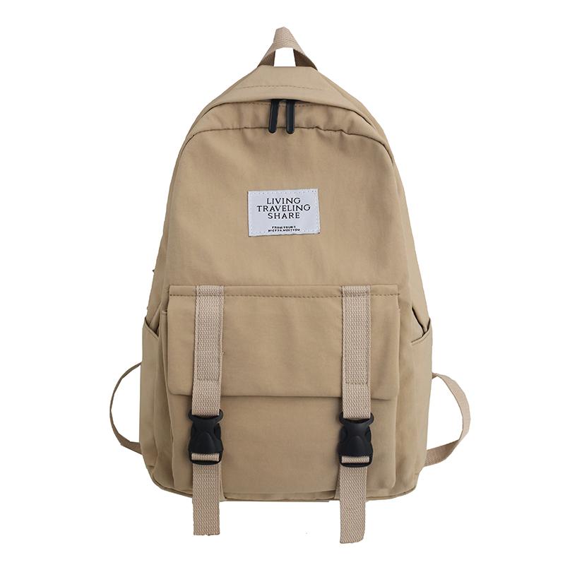 Mochila De Mochila para Mujer Mochila escolar para adolescentes Mochila para portátil de gran capacidad Mochila para Mujer Mochila para Mochila: Khaki