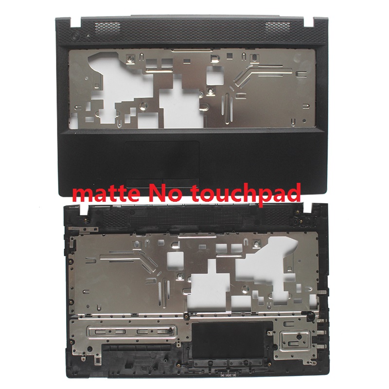 Til lenovo  g500 g505 g510 g590 bærbar håndledsstøtte øverste/bunde taske basecover/laptop taske bagcover sort: Mat c uden touchpad
