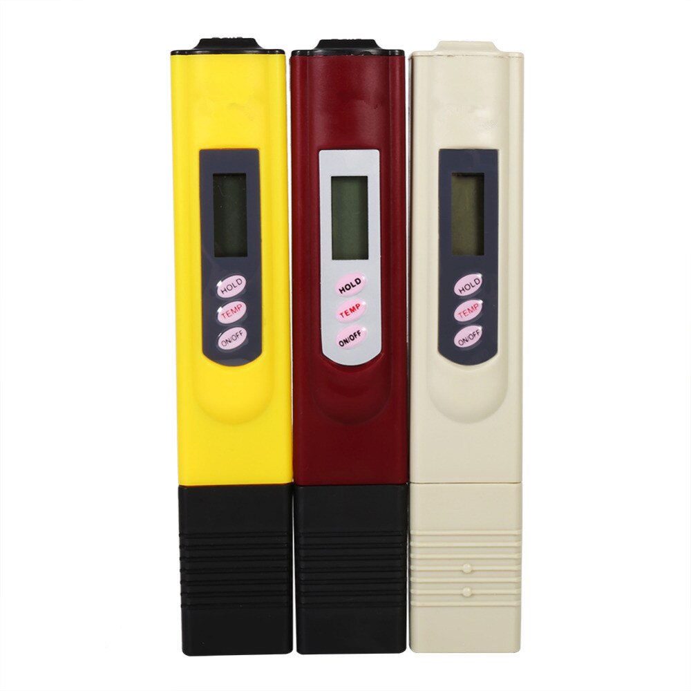1 stk digital lcd Total oppløst tørremåler akvarium bassengvann testing pennetester måler automatisk kalibrering
