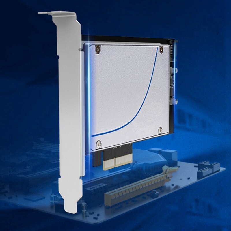 PCIE 3.0 X4 to U.2 SFF-8639 Adapter Card U2 SSD GEN3 Card PCI-E Expansion Card X4 to 2.5Inch SATA Riser Card