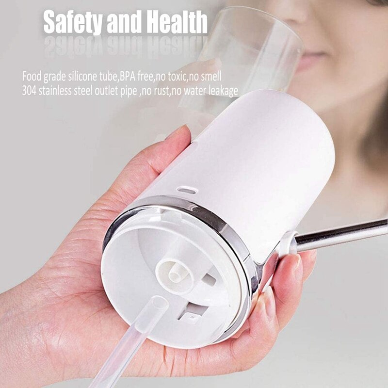 Water Bottle Dispenser 5 Gallon USB Charging Drinking Water Pump Electric Water Bottle Pump for Outdoor and Indoor Use