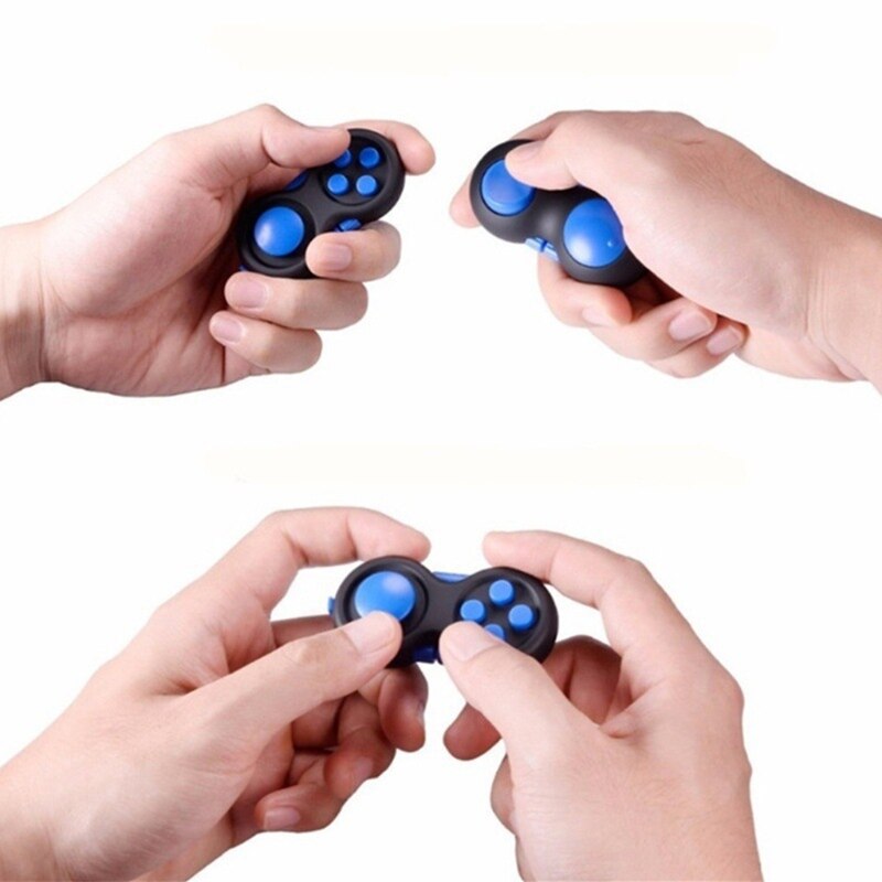 Fidget Controller Pad Cube Game Focus Speelgoed Met Sleutelhanger Set Smooth Abs Plastic Stress Relief Speelgoed Voor Voeg Y4UD