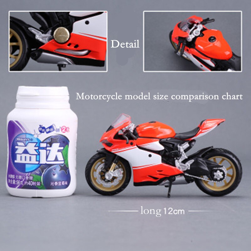 Maisto 1:18 16 stile Ducati HYPERMOTARD original autorisierten simulation legierung motorrad modell spielzeug auto sammlung