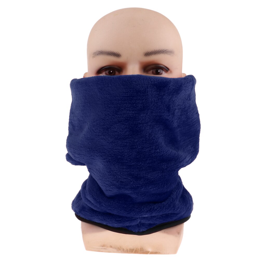 Halsvärmare utomhus fleece scarf turtleneck krage män och kvinnor vinter multifunktionell varm halv ansiktsmask