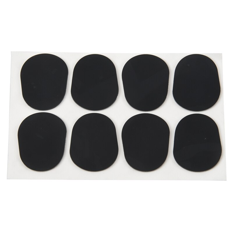 8 Stuks Alt/Tenor Saxofoon Sax Mondstuk Patches Pads Kussens Zwart --- 0.8Mm: Default Title