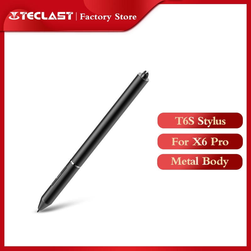 Teclast T6S Actieve Stylus Pen Zwart Aluminium Voor Teclast X6 Pro Metalen Lichtgewicht Draagbare