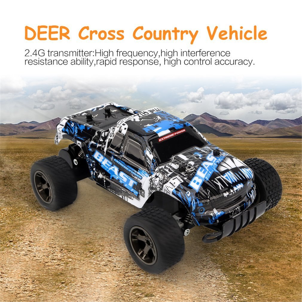 LR-C004 1/18 Rc Auto 4WD Klimmen Auto Dubbele Motoren Rijden Bigfoot Auto Afstandsbediening Model Off-Road Voertuig Speelgoed