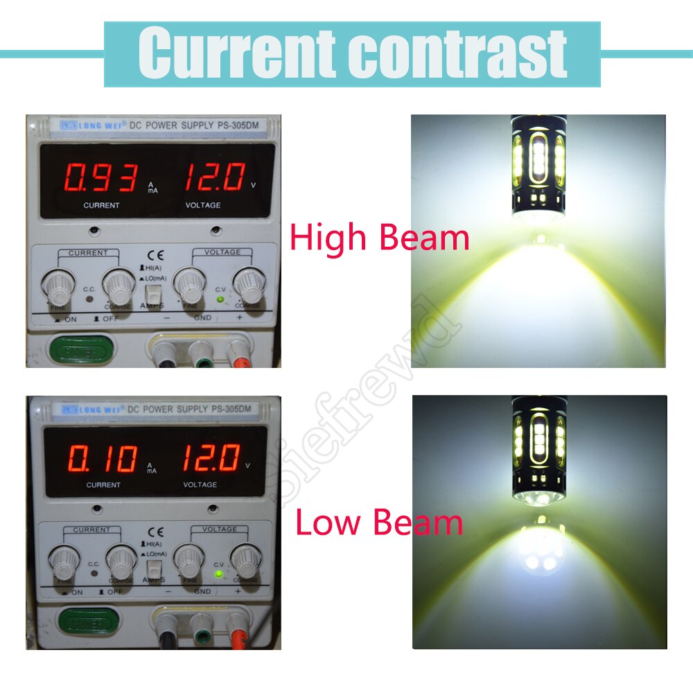 1Pcs HS5 Led Motor Koplamp Motorfiets Lamp Hi/Lo Beam Voor Honda Lead 110 NHX110 - koplamp 6000K 12V 24V