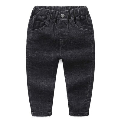 Kids Jongens Mode Jeans Lente Herfst Kids Kleding Casual Denim Baby Broek Jongen kinderen Broek Jeans Voor Jongens 2-7Yrs: picture  1  black / 7T