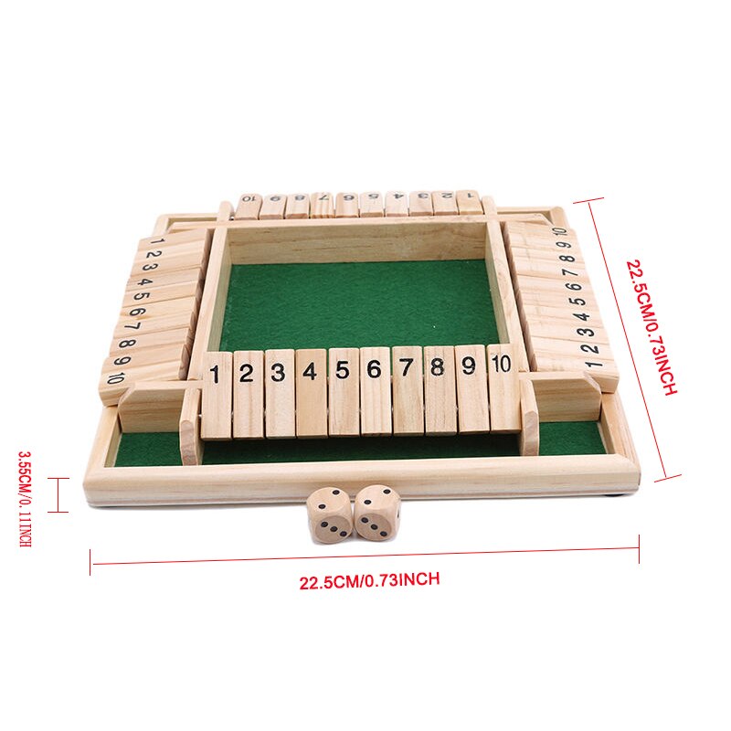 Würfel Spiel einstellen für 4 Menschen Kneipe spiele bord spiel freundlicher spiel