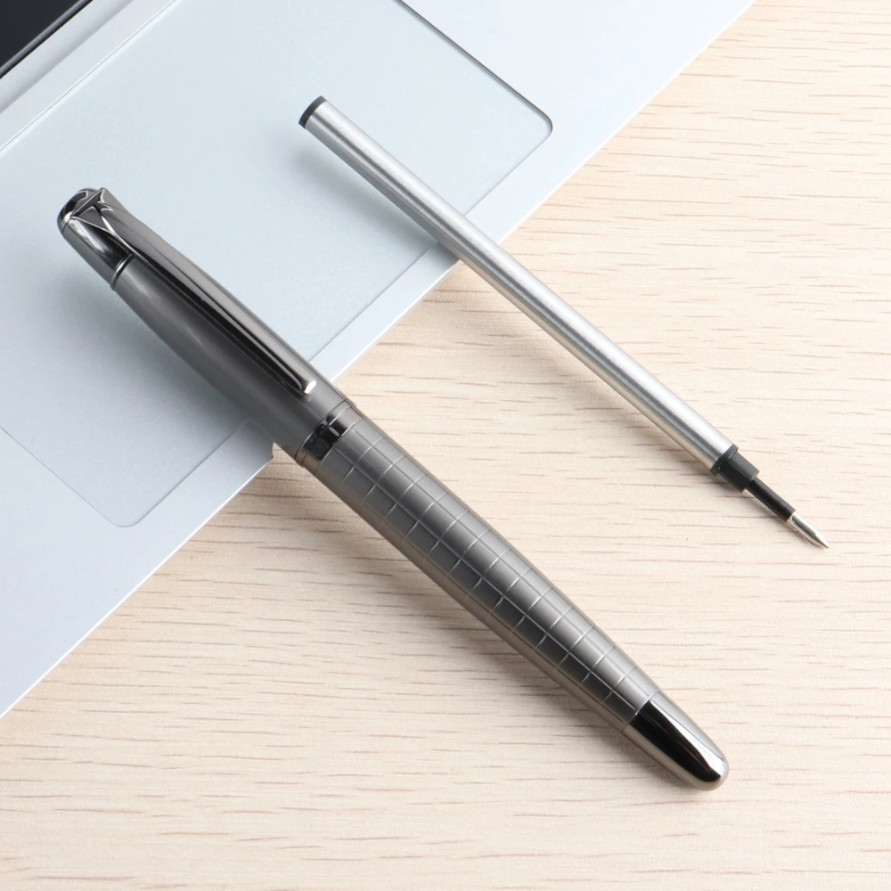 Klassische Luxus-Rollerball-Stifte Edelstahl-Rollerball-Stift für Männer Frauen Schul büro Exekutive Geschäft