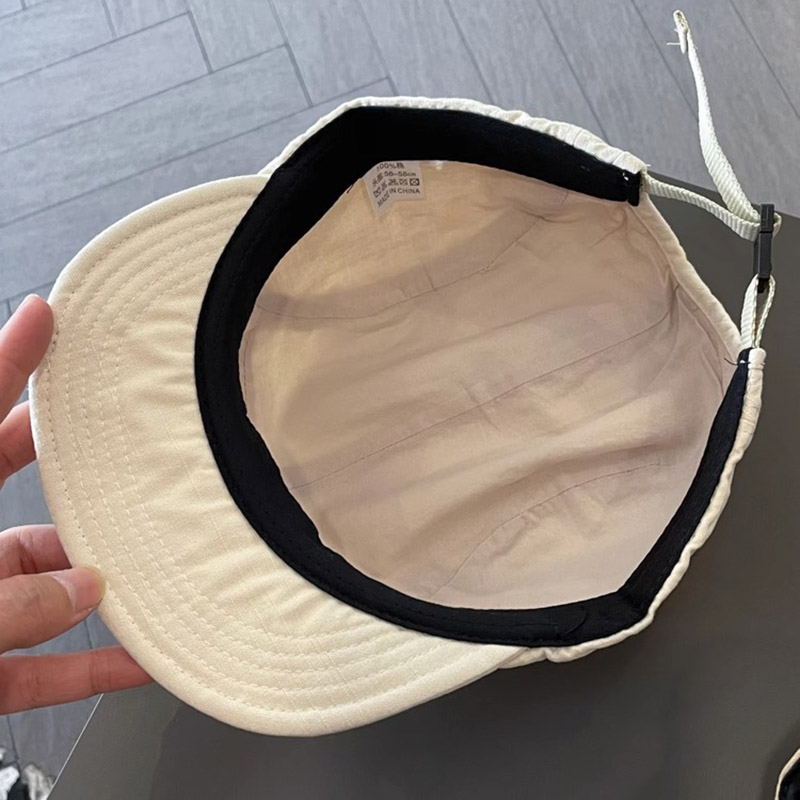 Casquette de Baseball Japonaise à Bord Court pour Homme et Femme, Visières Brodées en Coton Doux, Casquette à Visière pour Protection Solaire, Style Coréen, pour l'Extérieur
