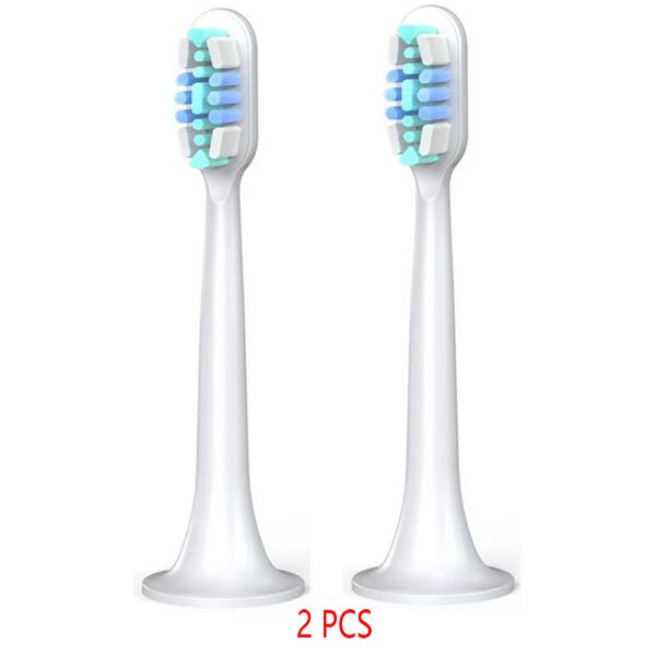 1-4pcs For Xiaomi Sonic Electric Toothbrush Heads T300 T500 T700 Ultrasonic 3D High-density Replacement Tooth Brush Heads: 2pcs Blue