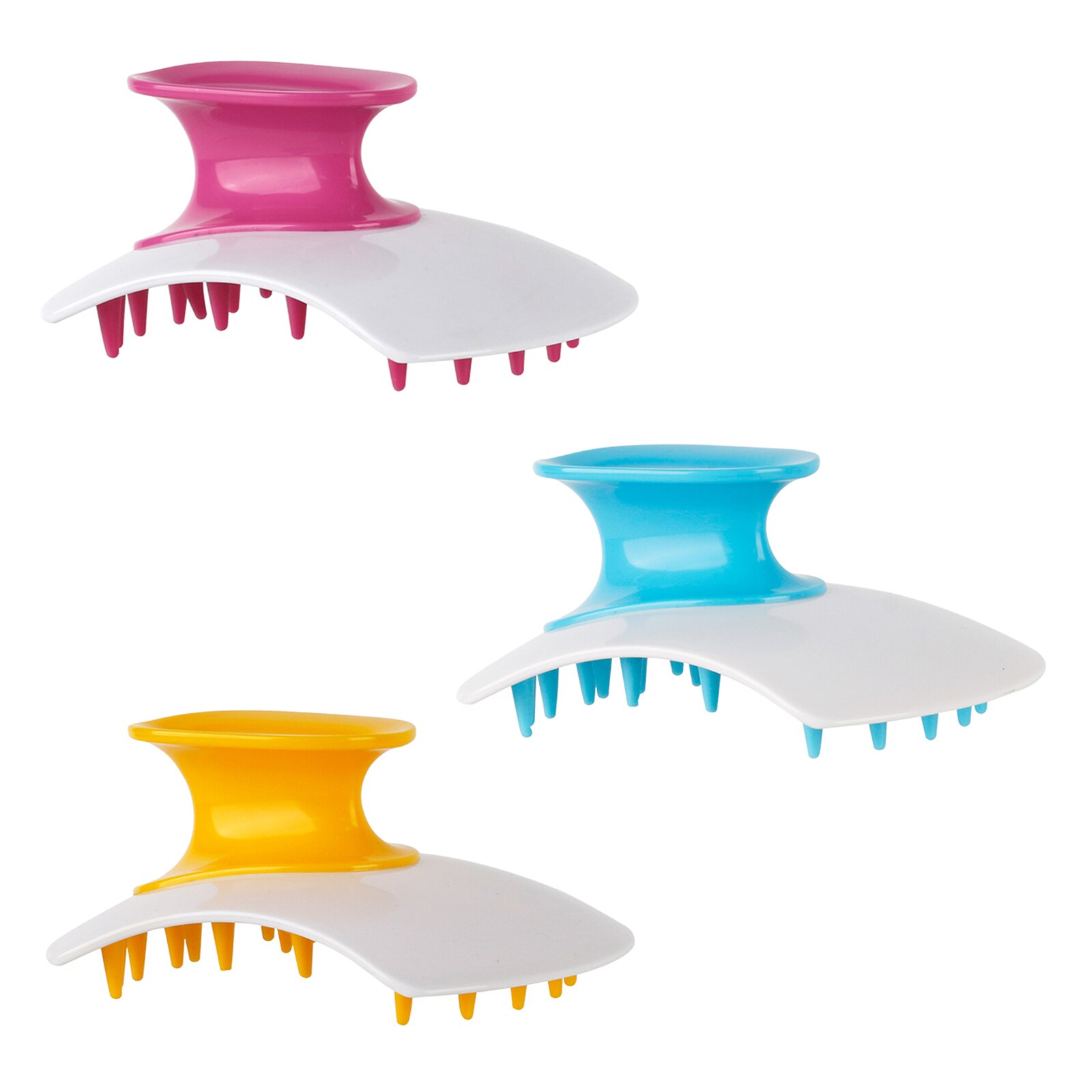 Haar Wasborstel Peeling Borstel Hoofdhuid Stimulator Shampoo Borstel Siliconen Haar Scrubber Voor Roos Alle Haartypes