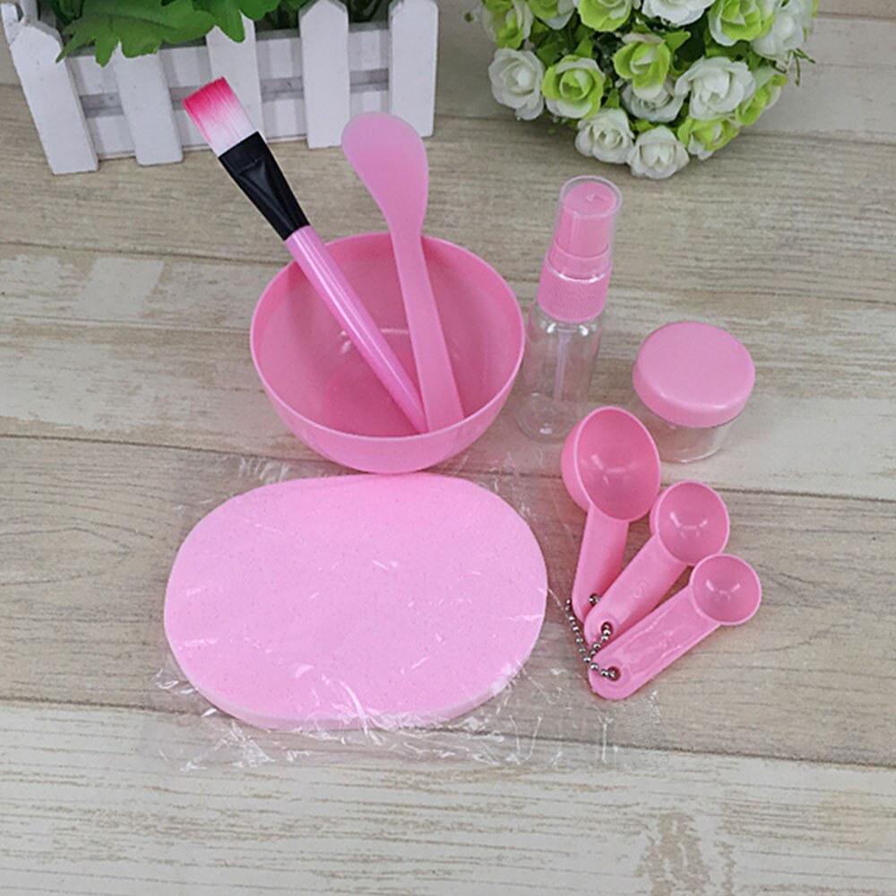 Kit de Bol para mezclar mascarilla Facial 9 en 1, cucharita herramienta, Kit de belleza Facial, cuchara medidora, productos de belleza Facial