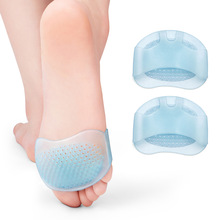2 par  (4 stk) blød silikone genoplive smerte fødder puder reducere boldtryk mellemfodspuder til højhælede sko sportsudstyr me