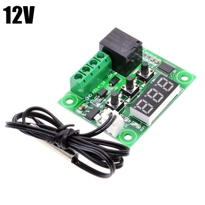 Digital Temperature Controller Thermostat Thermoregulator Incubator LED 10A Heating Cooling STC-1000 STC 1000 12V 24V 220V: W1209 12V