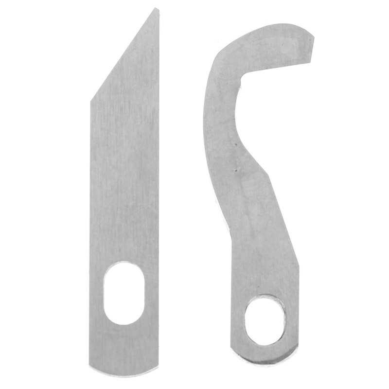 Kniv overlock klinge - øvre og nedre kompatible med brother 925d 929d 1034d xb0563001+ x77683001 5 bb 5014