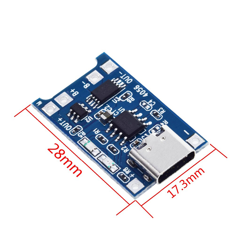 10 stücke 5V 1A 18650 TP4056 Lithium-Batterie Ladegerät Modul Lade Board Mit Schutz Dual Funktionen 1A Li-Ion