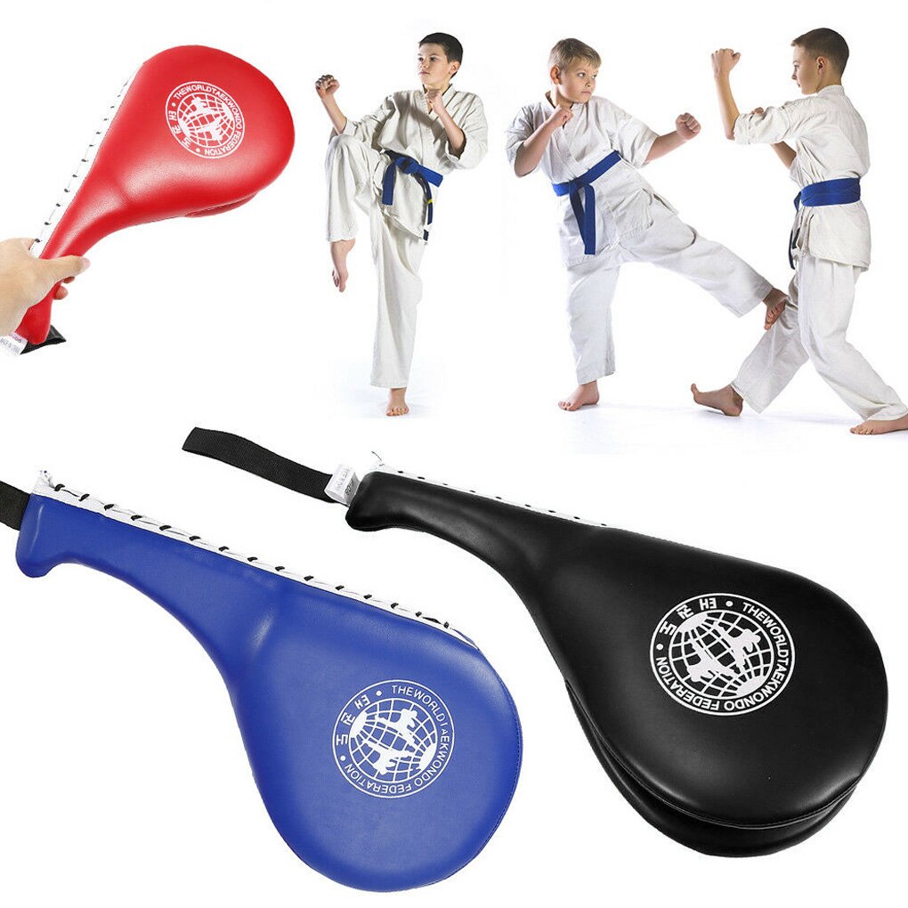 Bambini Taekwondo Kick Pad Target Karate Boxing allenamento per bambini pratica pelle colpire Target