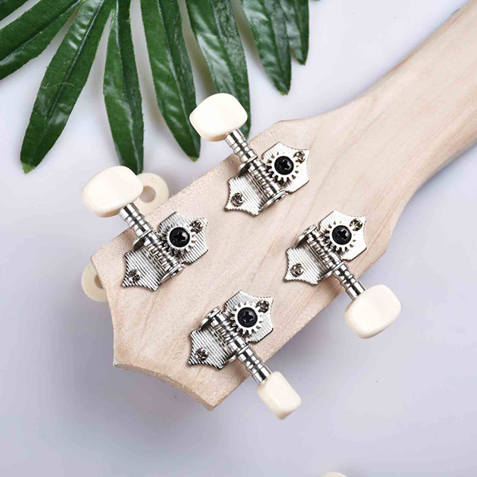 Mini guitare hawaïenne à cordes 21 pouces, artisanat en bois, Instrument de bricolage, accessoire de guitare belle apparence