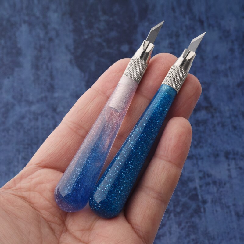 Cuchillo de tallado de cielo estrellado, MINI sello de goma, pluma para grabado artesanal, herramienta de bricolaje, cuchilla de tallado, cortador de papel fotográfico, papelería