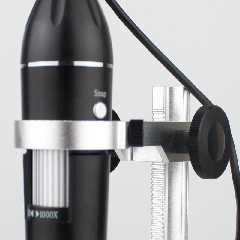 Mini Aluminum Alloy Stand USB Microscope Stand Holder Bracket Mini Foothold Table Frame for Microscope Repair Soldering