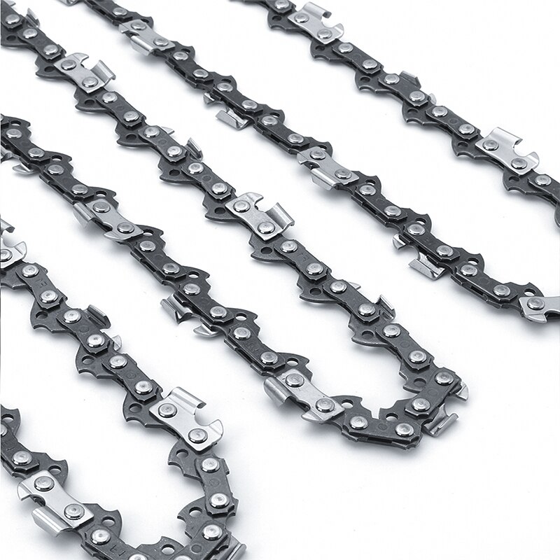 6pcs 14 inch 50 Drive Link Chainsaw Saw Chain Blade Wood Cutting Parts 3/8LP 0.05 Model Smooth Mill Chains For Cutting Lumbers