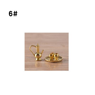 Espresso Accessories Coffee Decorate Mini Coffee Milk Cup Tamper Grinder Ornament Cafe Lovers Barista Model: 6