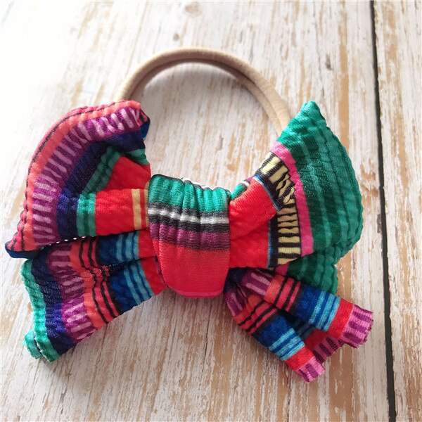 Baby Stirnband Baby Mädchen Stirnbänder für Mädchen Bandeau Bebe Fille Baby HeadwrapTurban Nylon Baby BöGen Stirnband für Mädchen: 1