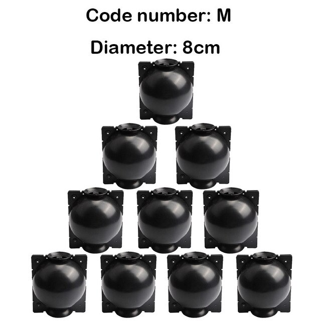 1-10pc Pianta Radicamento Sfera Innesto Radicamento In Crescita Scatola Albero di Innesto Kit Pianta Razza Tifo Dispositivo Giardino Innesto strumenti: 10PC-Black-M