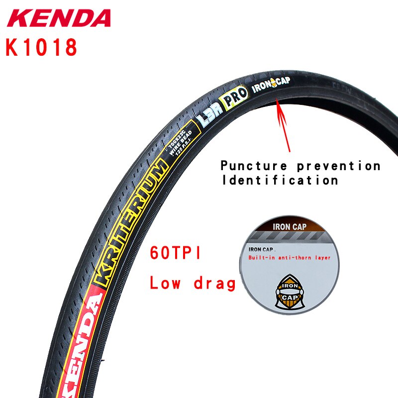 KENDA Bicycle Tire K1018 451 20*1 1/8 Puncture Prevention 700C 700*23C 25C 60TPI dead flying road vehicle Bicycle folding t