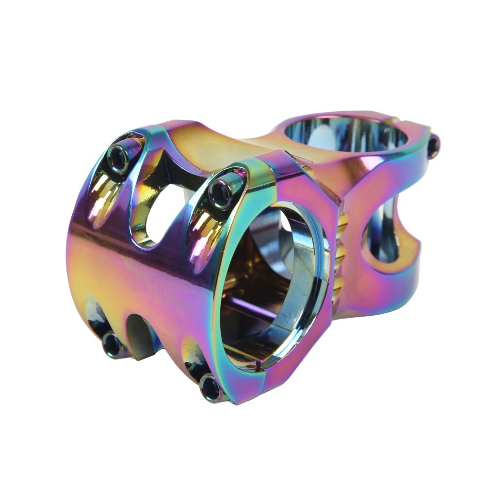 PRoHONSUN 31.8 * 28.6 * 50MM Zero Degree Mountain Bicycle HandlebarStem 5 Color AM XC MTB DH Bicicleta montanha Bike Stem Alloy: rainbow