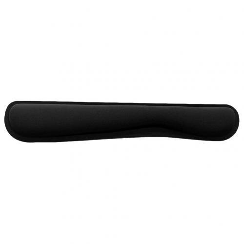 Soft Memory Foam Wrist Rest Mouse Keyboard Pad Cushion for Office Worker Gamer: Black  Pad 46cm