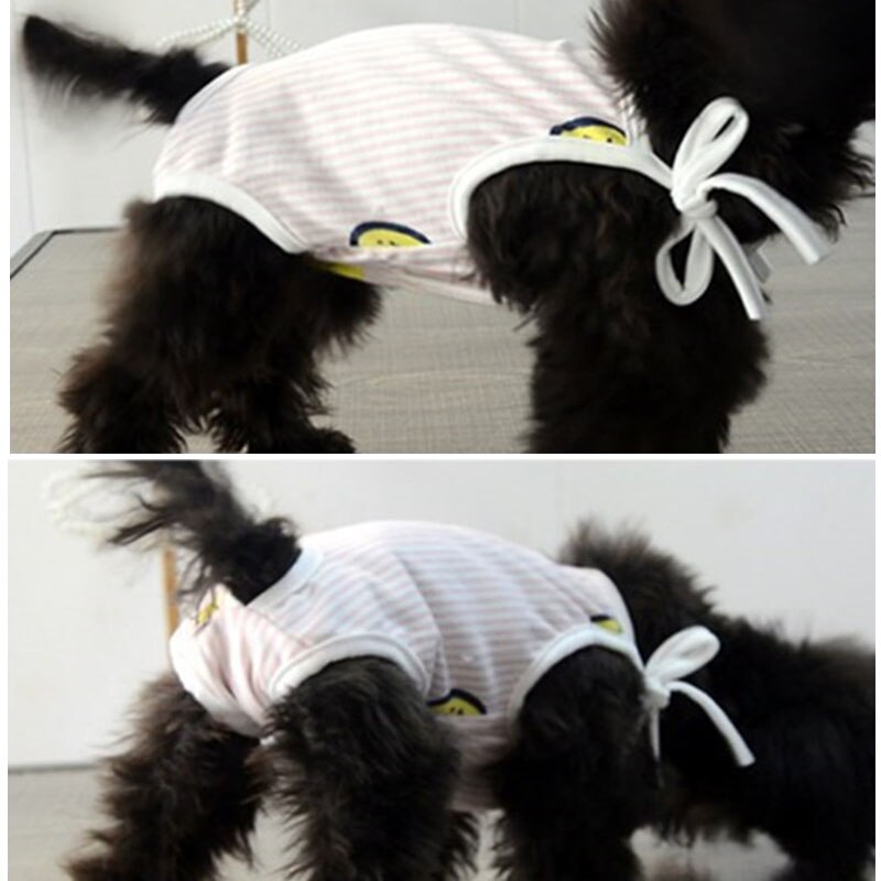 Refreshing Dog Physiological Pants Cute Sanitary Dog Shorts Pet Antibacterial Menstrual Pant Breathable Cozy Dog Pajamas