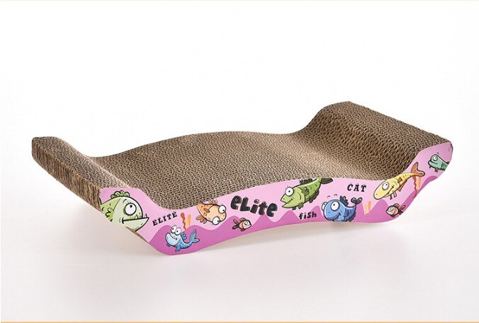 Kat Kitten Scratcher Krassen Bed Pad Board Speelgoed Mat Voor Pet Katten Game Slijpen Nagels Duurzaam Gegolfd Papier Protector: C3