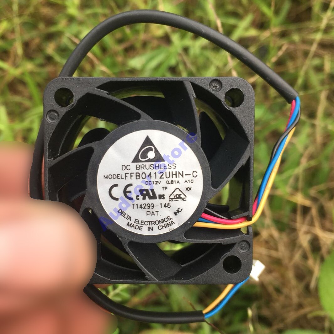 DELTA FFB0412UHN-C 4028 12V 0.81A PWM Speed control High volume cooling fan Double ball bearing air blower