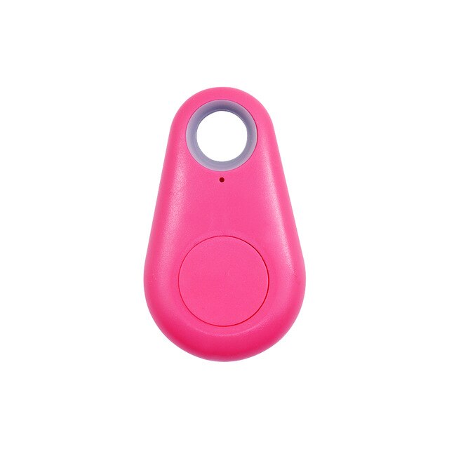 Mini Waterdichte Bluetooth Gps Draagbare Smart Tracker Huisdier Hond Kat Sleutels Portemonnee Tas Voor Kinderen: Roze