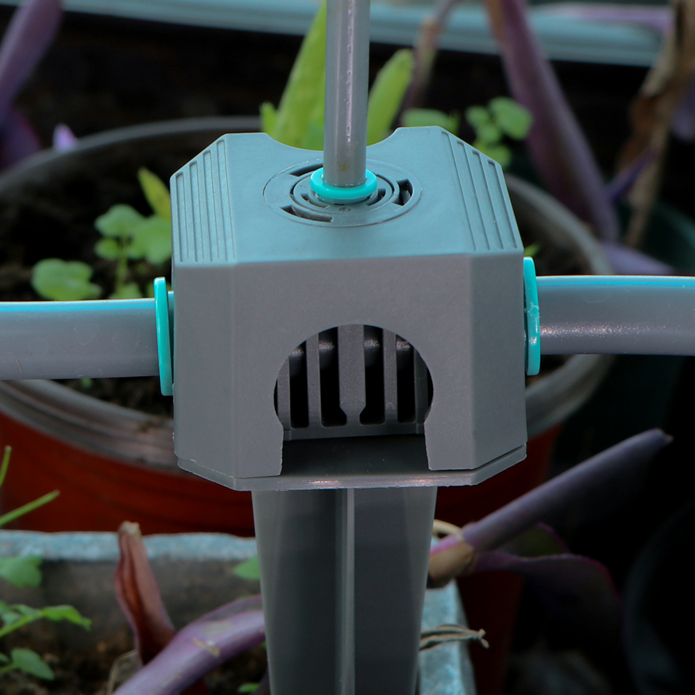 Raccord rapide de tube d'arrosage OD-12MM facile à installer 3/8 "joint de tuyau pour la maison jardin tuyau d'irrigation coude en T raccords égaux