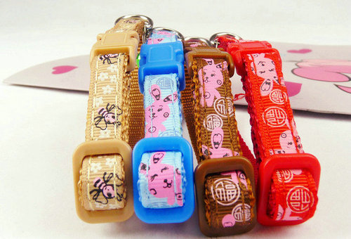 Dierbenodigdheden Nylon Puppy Konijn Mini Huisdier Chihuahua Yorkshire Hond Kraag Cat Bell Collar Verstelbare Outdoor Veilig Comfortabele 1 PC