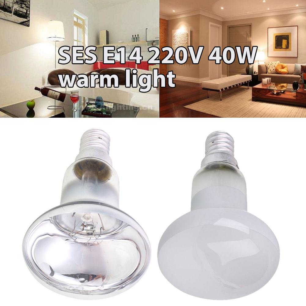Universal pære soveværelse 40w super lyst lysarmatur reflektor udskiftning indendørs skrue type glødelampe hjem køkken
