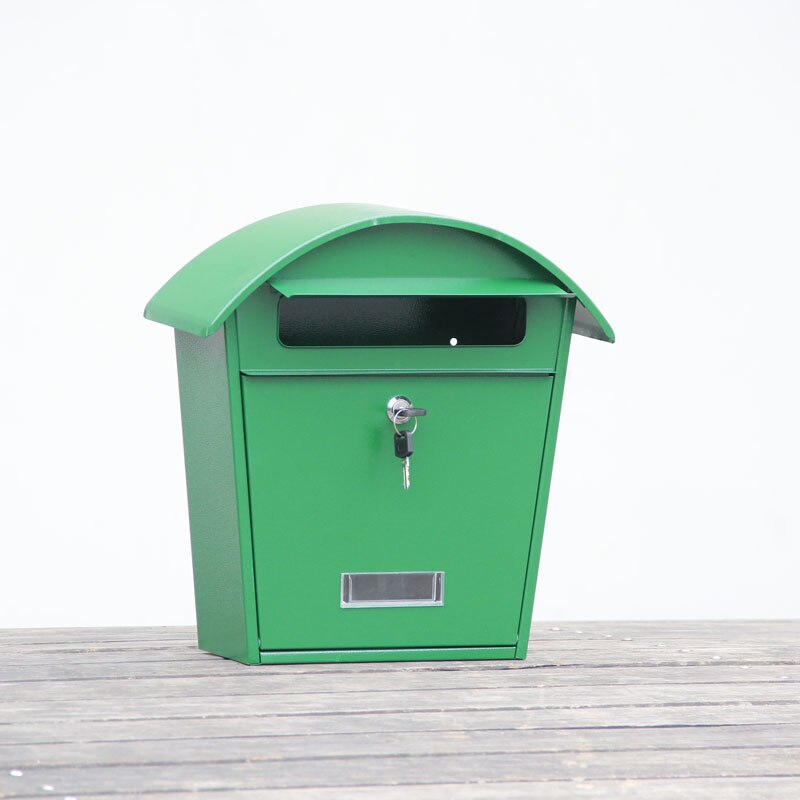 Rainproof house model villa metal mailbox stainless steel suggestion box community mailbox