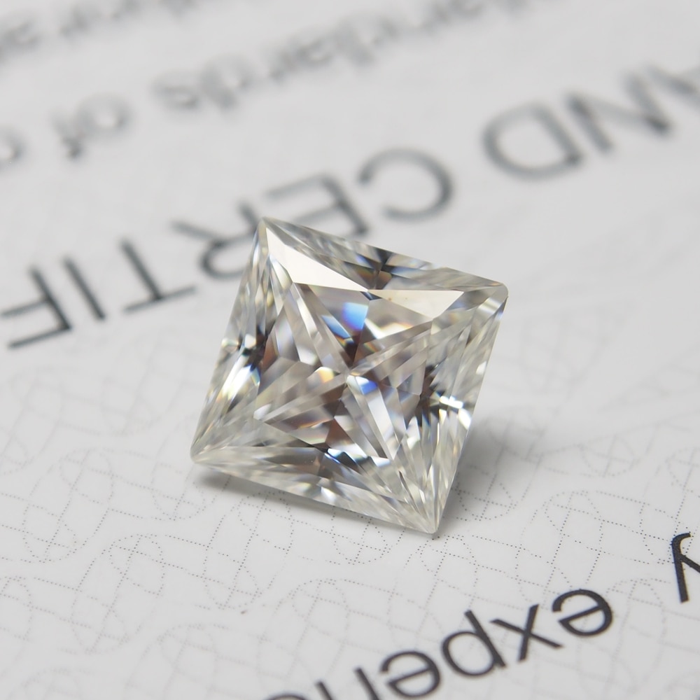 Princess Cut 5X5 Mm 0.71 Karaat D Kleur VVS1 Uitstekende Cut Vierkante Vorm Moissanite Diamond Voor Sieraden Maken