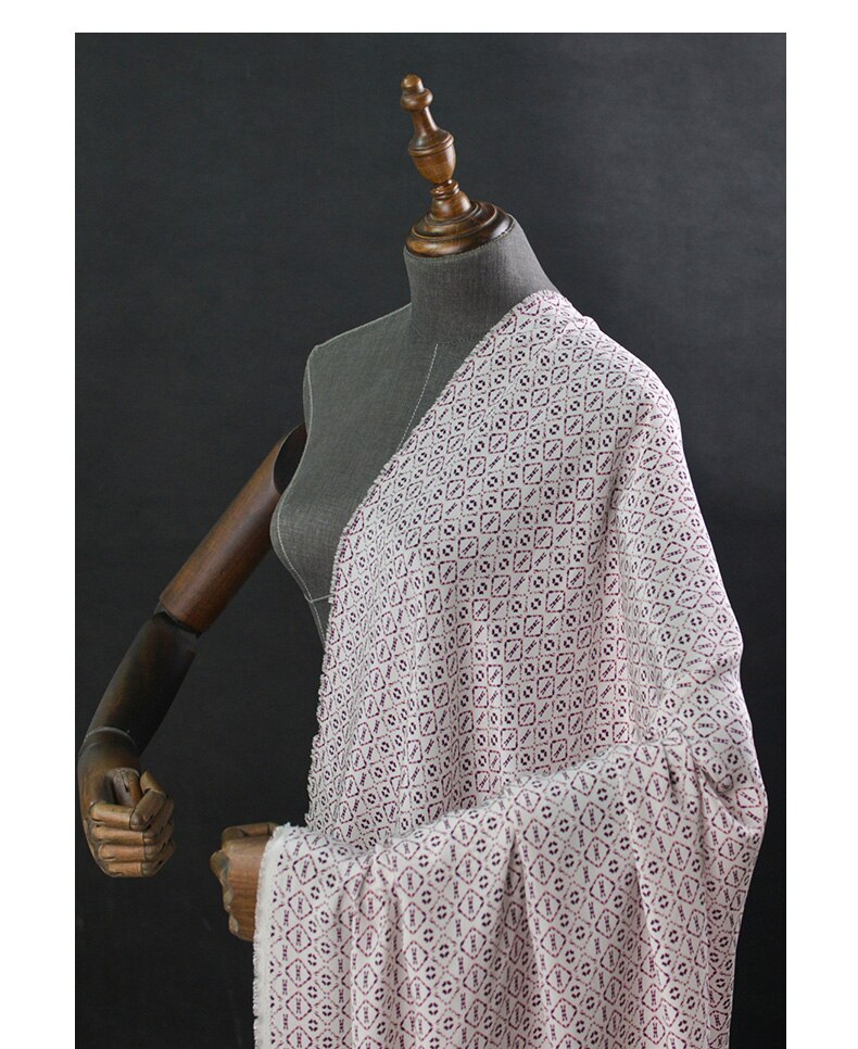 100cm*135cm Natural Silk CDC Fabric Dress Gown Material Characters