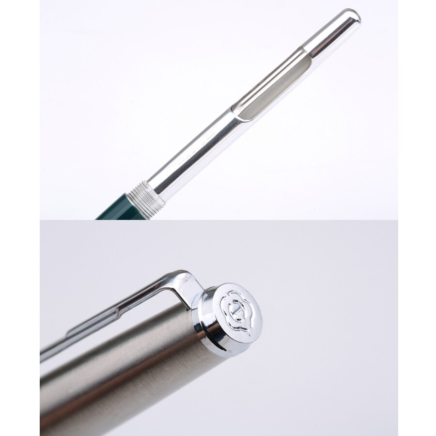 10Pcs/set Hero 007 Classic Style Metal Fountain Pen 0.5mm Inking Pens for Writing School Stationery