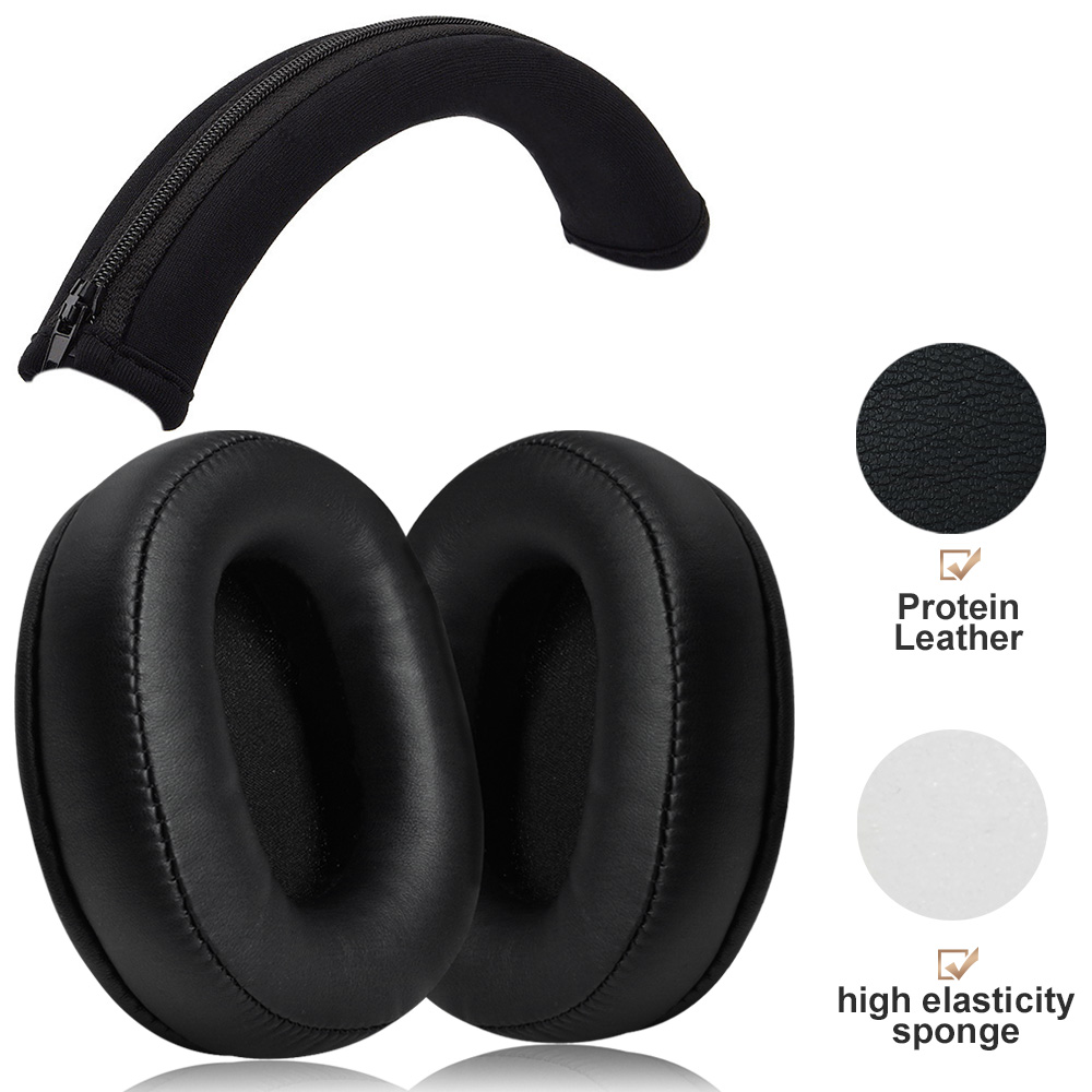 Earphone pads For Havit H2002D/E H2008D VOROTEX replacement Earpads headphones Earmuffs Mesh cloth Memory Covers Sponge Protein: Dark Grey